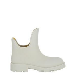 Burberry Ray Rain Boots Ivory Womens